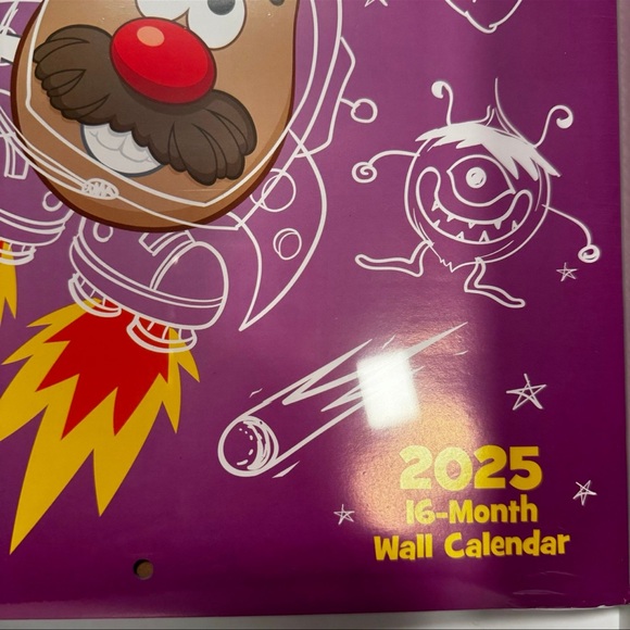 Mr. Potato Head - 16 Month 2025 Wall Calendar - Picture 2 of 8